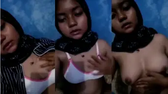 Sebar Video Adik Daun Masih Muda Hijab 03